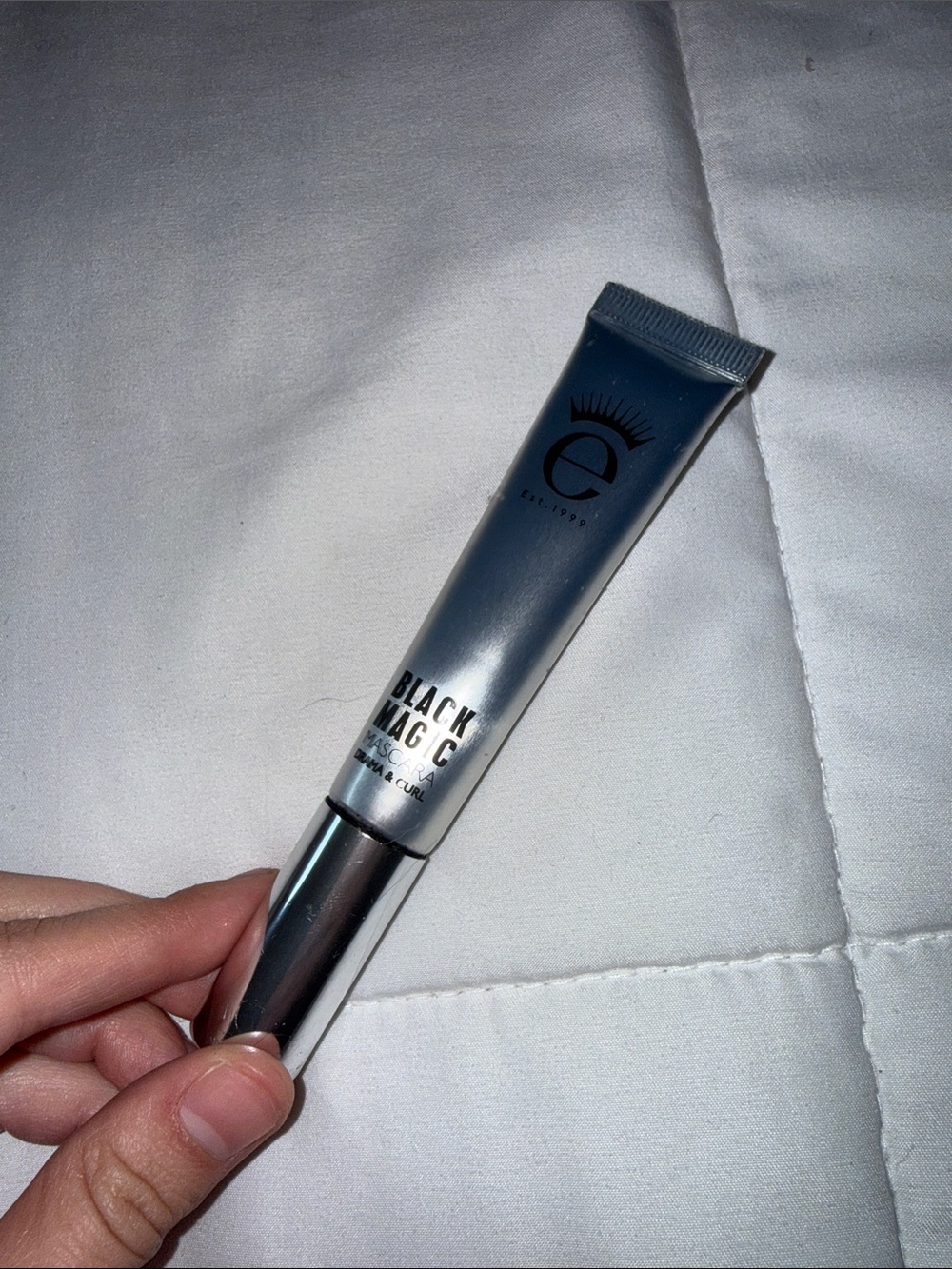 Eyeko Black Mascara in Silver Tube
